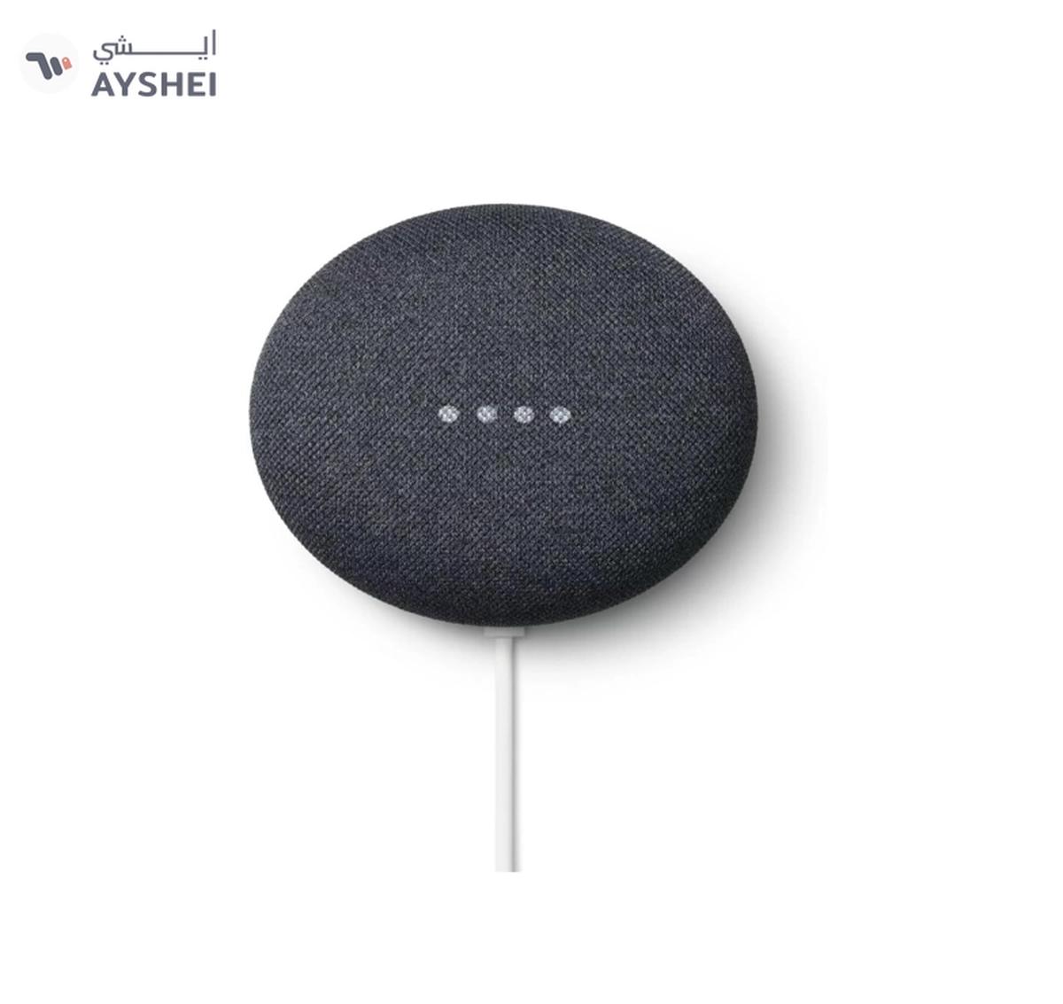 Google Nest Mini 2nd Generation Smart Speaker with Google Assistant - Charcoal-4-4
