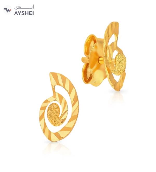 22KT 916 Gold Studs Earrings for Women AIER123