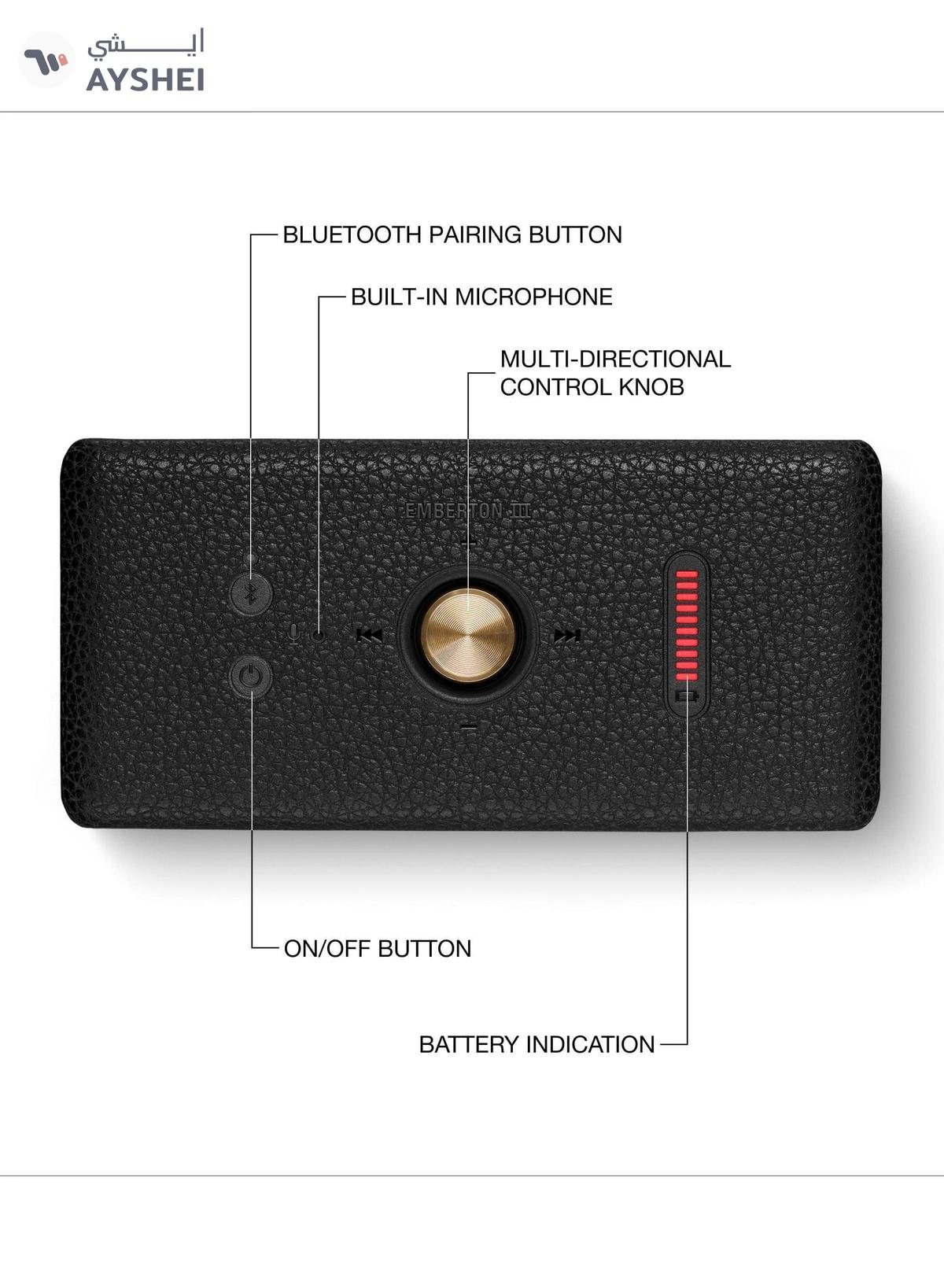 Marshall Emberton III Portable Bluetooth Speaker-5-5